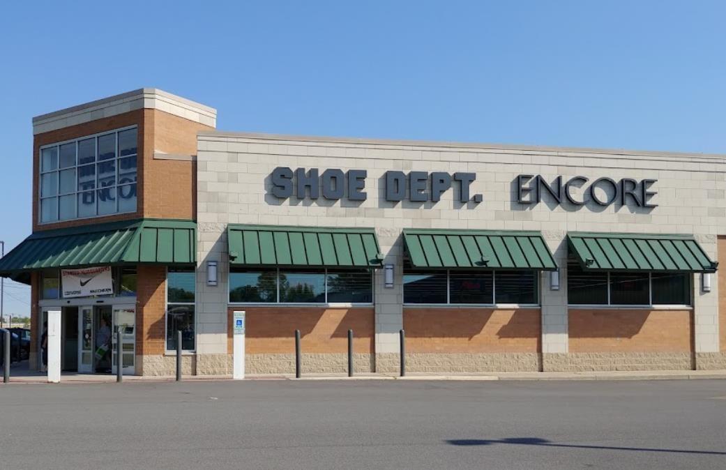 Front elevation of the Shoe Dept. Encore building